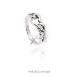 Symbolic silver HEART ring