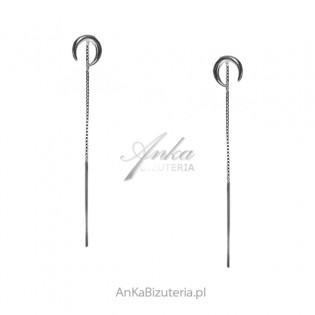 Horseshoe silver earrings