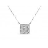 Crystal Swarovski Kingdom silver necklace.