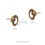 DALI earrings stainless steel gold-plated 24 k gold from the DALI collection