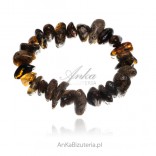 Bracelet with natural Baltic amber - jewelry from nature