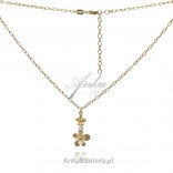 Gold-plated silver necklace ALPINE LILIKA