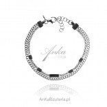 Silver bracelet - fashionable Italian silver jewelry