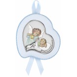 Medallion with a music box Little Angel over a child for a boy