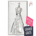 Our Lady of Fatima - silver picture 9 cm * 15 cm