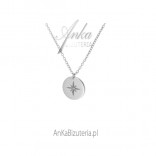 Fashionable silver jewelry - Subtle necklace with cubic zirconia
