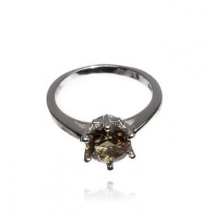 Srebrny pierścionek  z pięknym kamieniem zmieniającym kolor SULTANIT