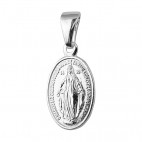 Srebrny Medalik Matki Boskiej Cudownej  - rodowany