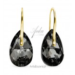 Silver gold-plated Classic Drop earrings in Silver Night color.
