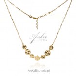 Gold-plated silver necklace -Fashionable Italian jewelry - Talarki