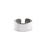 Silver adjustable ring - simple form, original