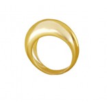 Gold-plated silver ring jewelry