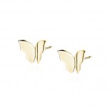Silver gold-plated BUTTERFLIES earrings