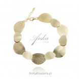 Gold-plated silver bracelet - beautiful feminine jewelry