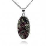 Beautiful, large pendant with a rare Eudialyte stone - UNIQUE