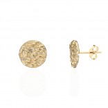 Gold-plated silver earrings CIRCLES