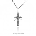 Benedict's cross - small silver cross