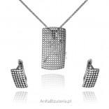 A set of oxidized silver jewelry ALICJA