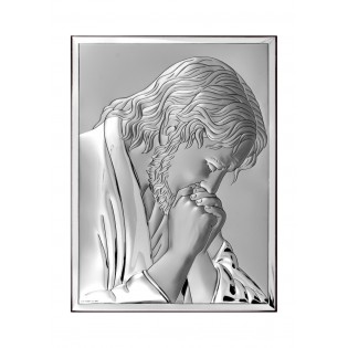 Obrazek Chrystus modlący się 9 cm /13 cm z grawerem