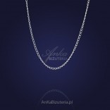 AnKa Jewelry: Chain silver circles - 45cm.