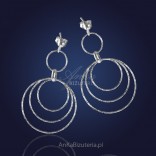Silver earrings - timeless, always fashionable rings.