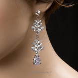 "The Snow Queen" - eye-catching Lewanowicz earrings