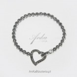 Silver bracelet with marcasites - a hit gift idea for a girl