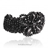 Hannah - Absolutely unusual Lewanowicz bracelet - elegant and elegant - black