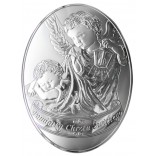 Picture of the Guardian Angel over the Child - Baptism souvenir - GRAWE