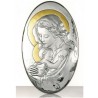 Srebrny obrazek - Anioł Stróż - Prezent dla Dziecka: Chrzest, Komunia, Rocznica-GRAWER