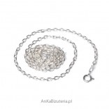 Silver anker chain, 0.75.