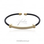 Trendy bracelet Gold-plated stainless steel bracelet