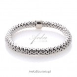 Silver women's bracelet Exklusive Italian jewelry