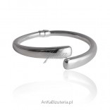 Silver rhodium-plated bracelet Classical Elegant jewelry
